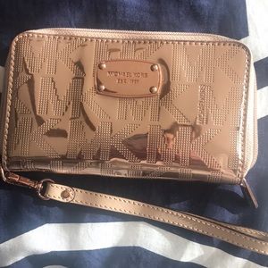 MK Rose Gold Wristlet